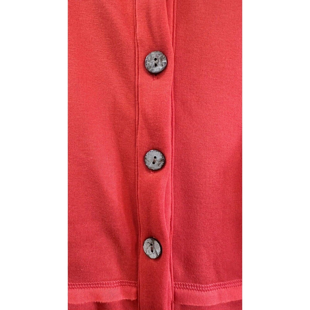 NWT, Floral Blooming Women’s Sz Medium Red Button Front Jacket w/Pockets - Picture 5 of 16